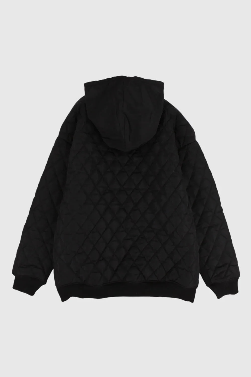 unisex back quilted youth hoodie