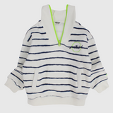 Unisex Striped Long-Sleeved Youth Sweatshirt