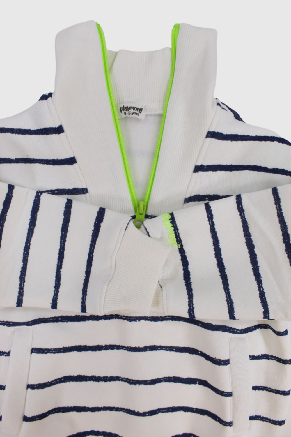 unisex striped long-sleeved sweatshirt