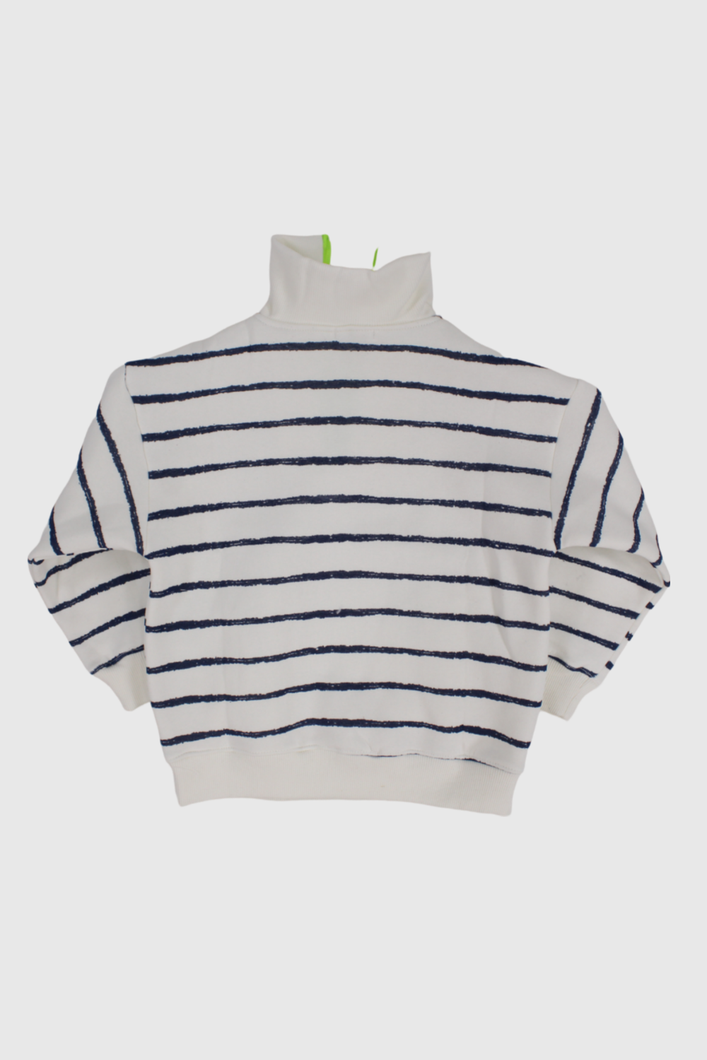 unisex striped long-sleeved sweatshirt