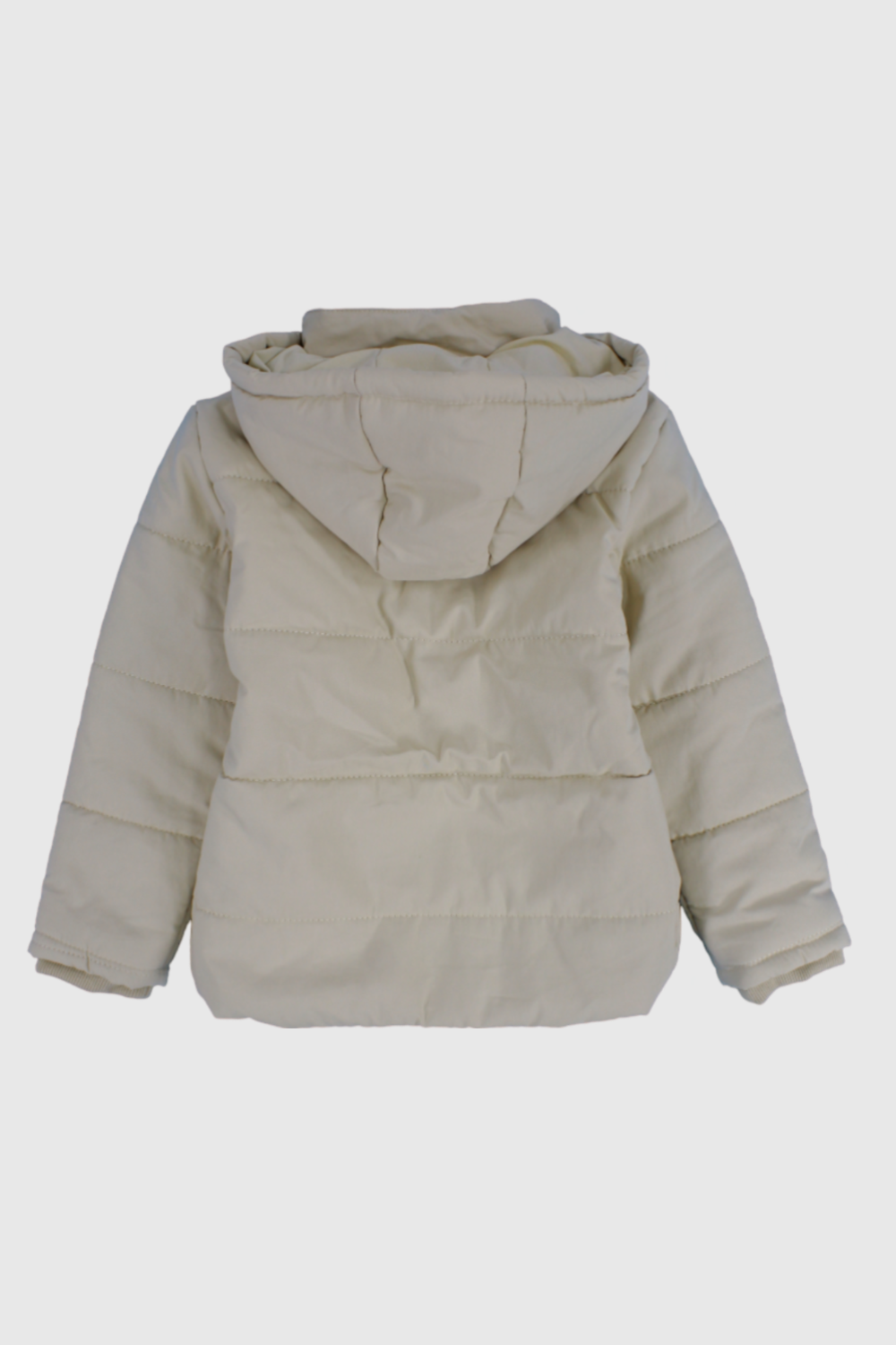 unisex beige puffer jacket