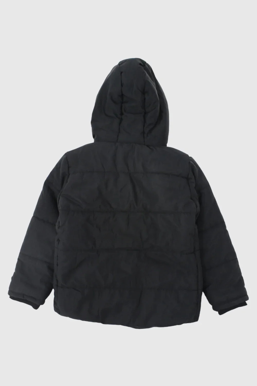 unisex black puffer jacket - playmore