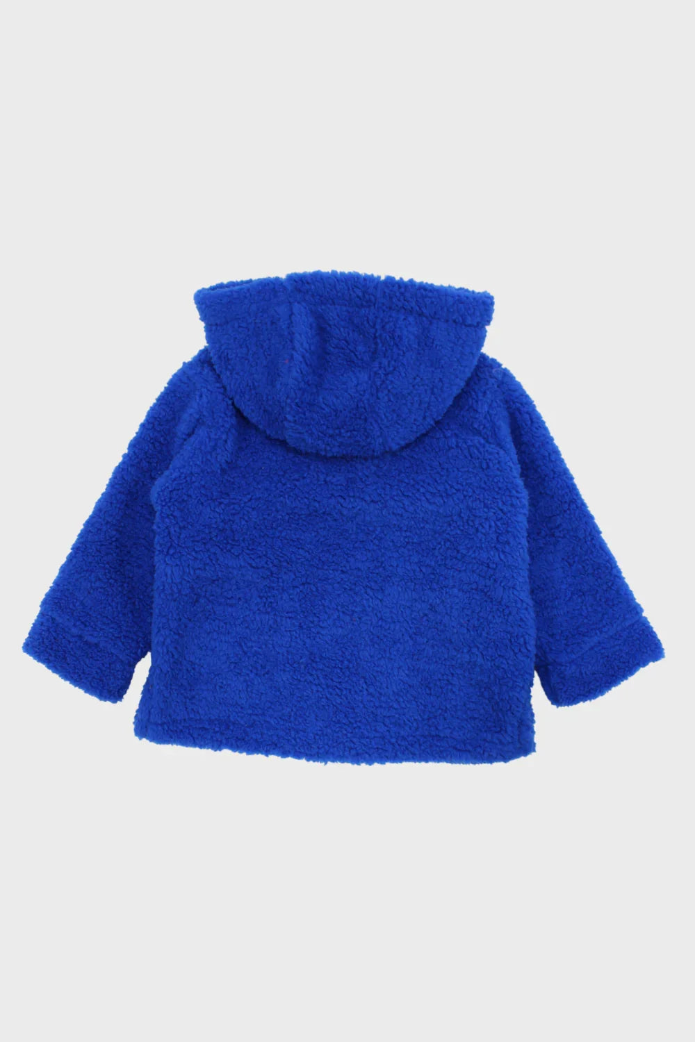 unisex blue long-sleeved teddy jacket - playmore
