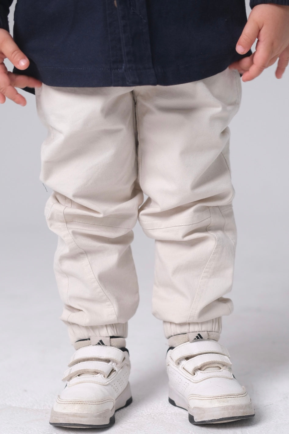 unisex baby gabardine pants – beige