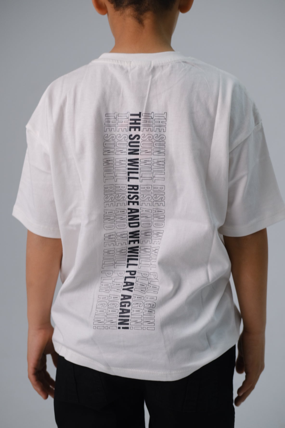 "the sun will rise" short-sleeved t-shirt – offwhite