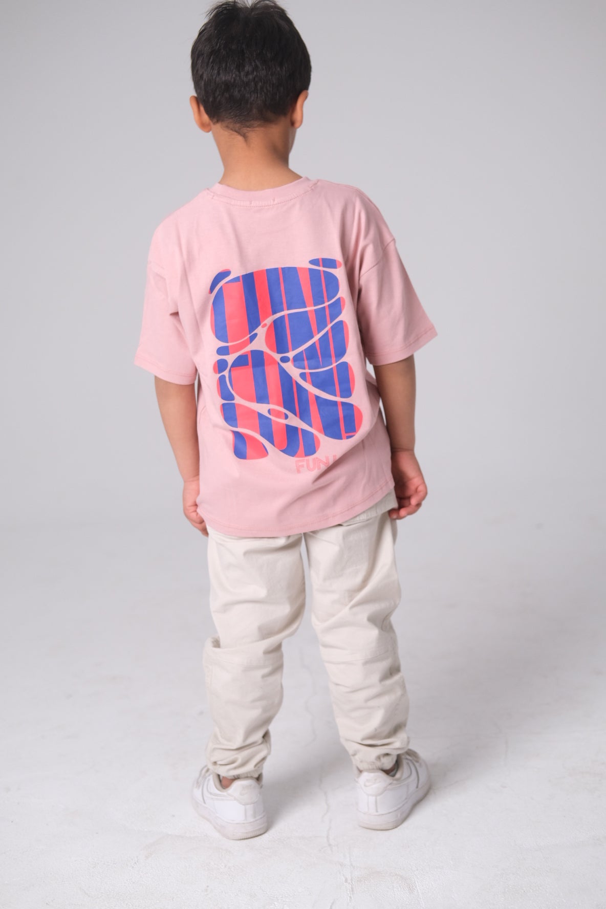 unisex "original fun life" short-sleeved t-shirt – dusty pink