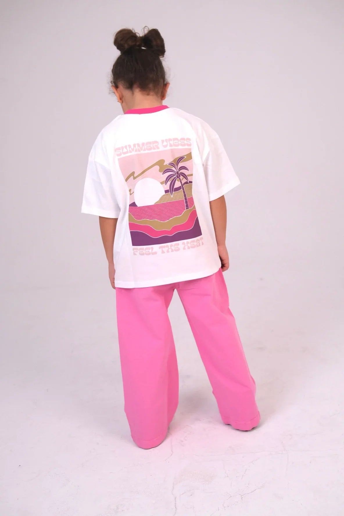 "summer vibes" short-sleeved t-shirt – white - playmore