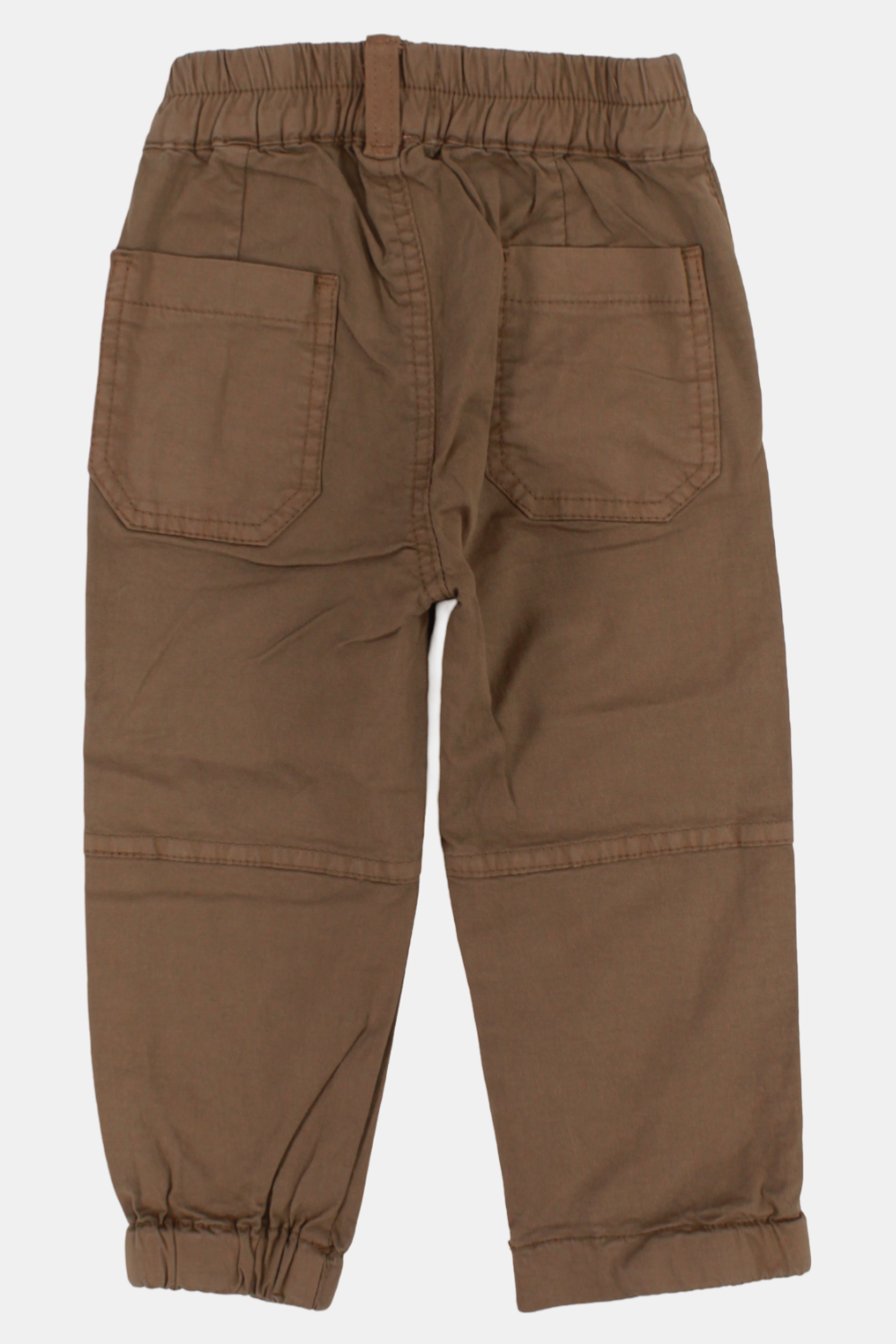 unisex baby gabardine pants – brown