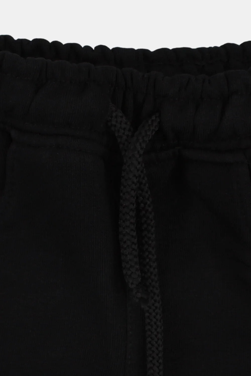 unisex baby cotton shorts – black - playmore