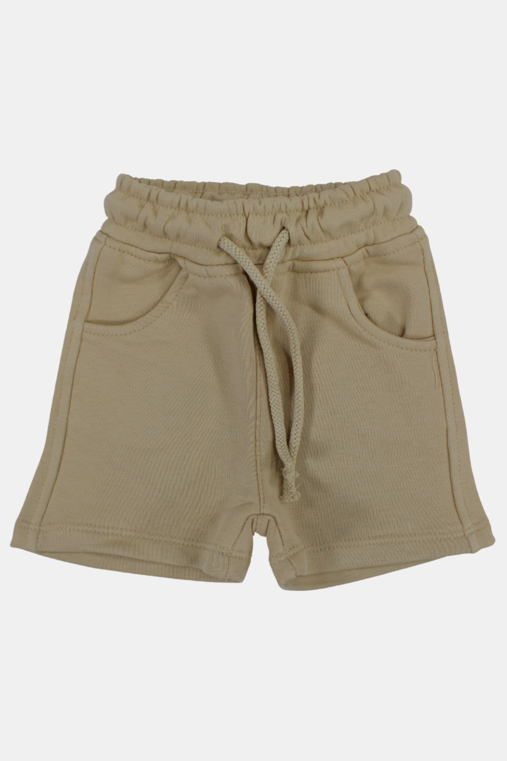 unisex baby cotton shorts – beige