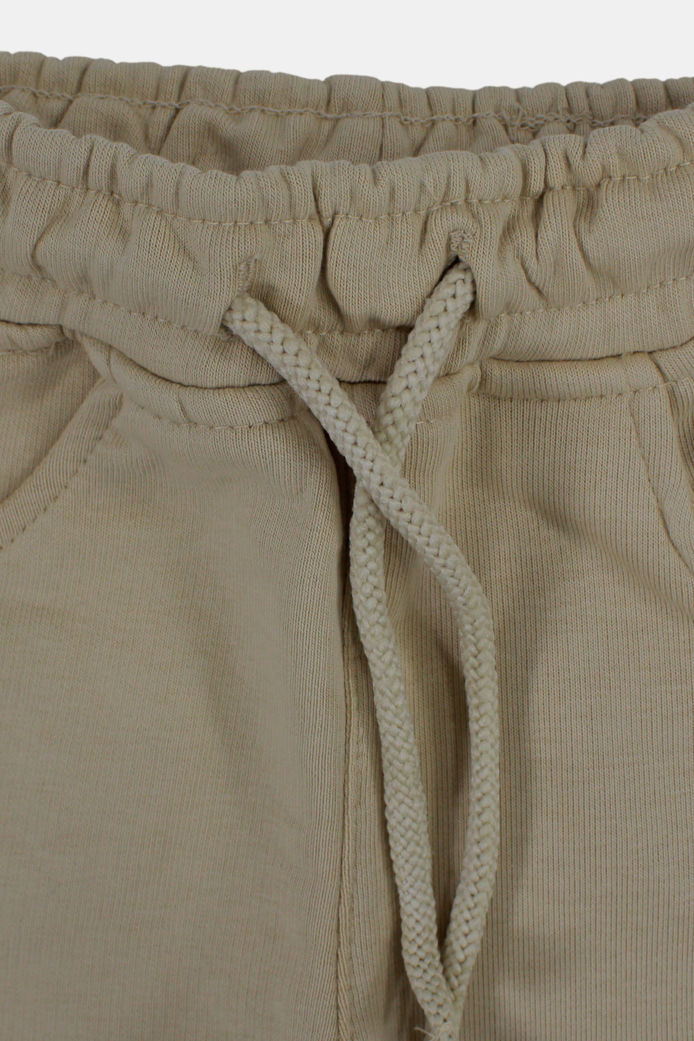 unisex baby cotton shorts – beige