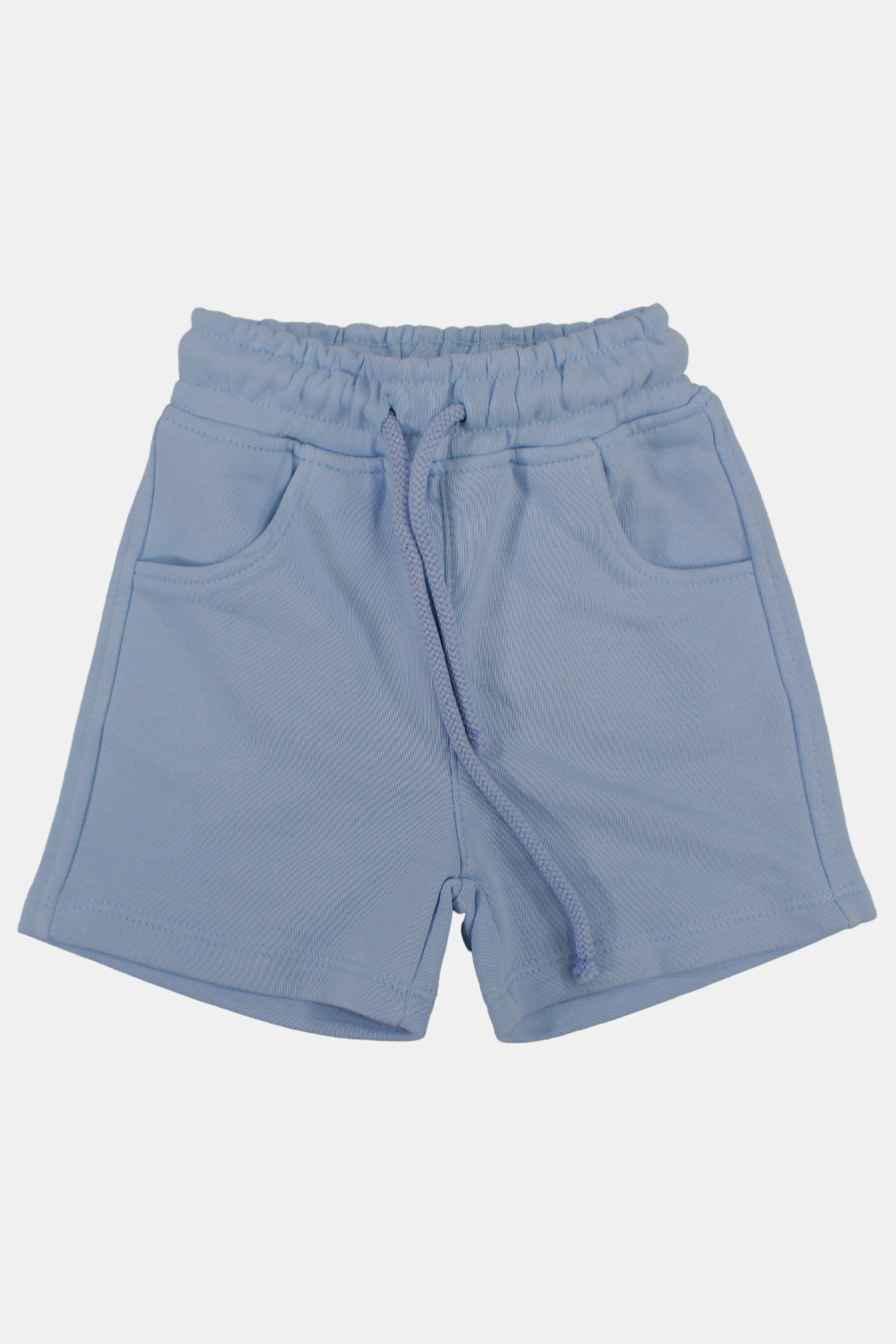 unisex baby cotton shorts – baby blue