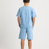 Unisex "Go Play More" Outfit Set – Baby Blue