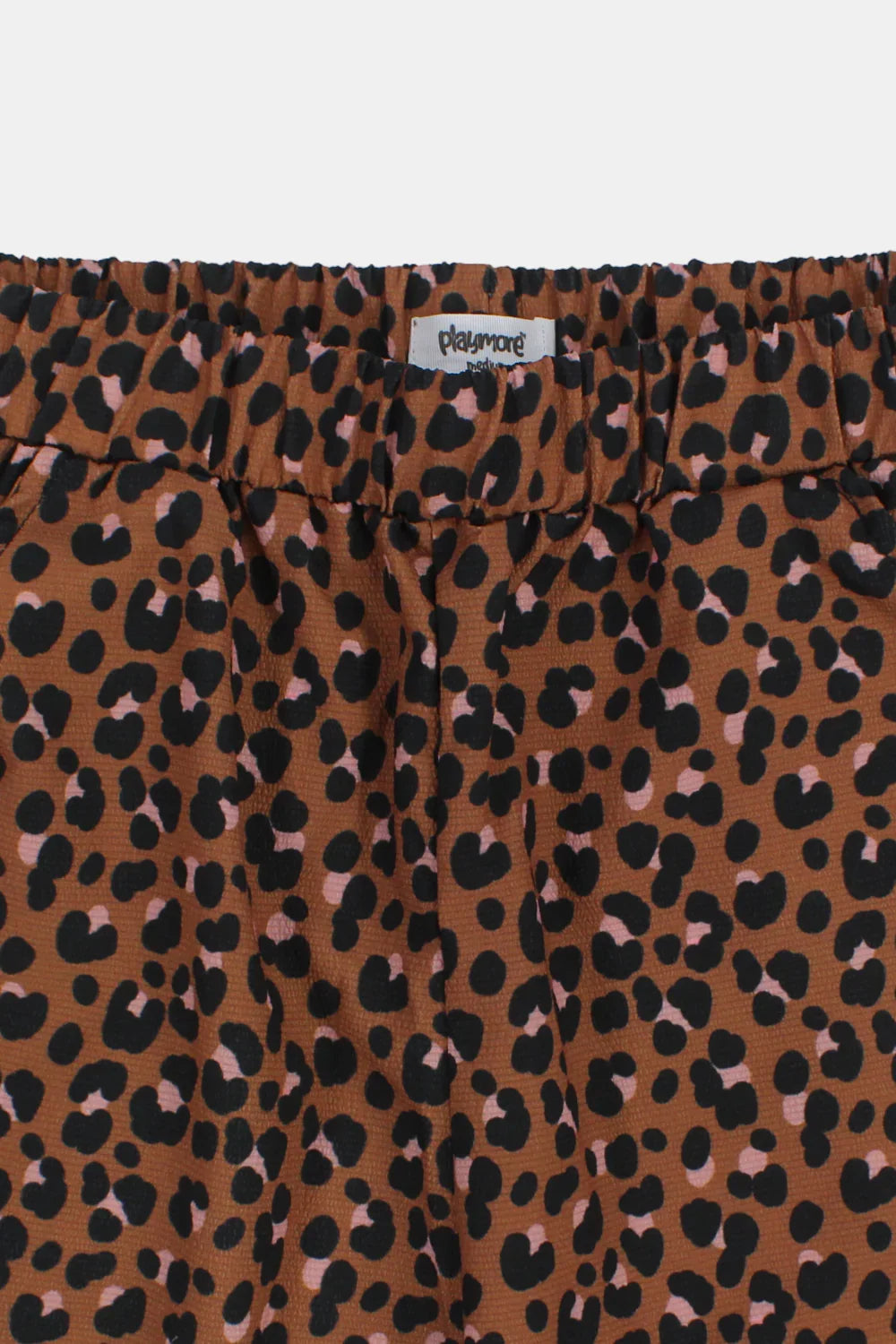 girls brown leopard pants - playmore
