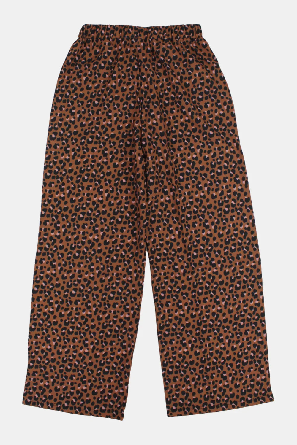 girls brown leopard pants - playmore