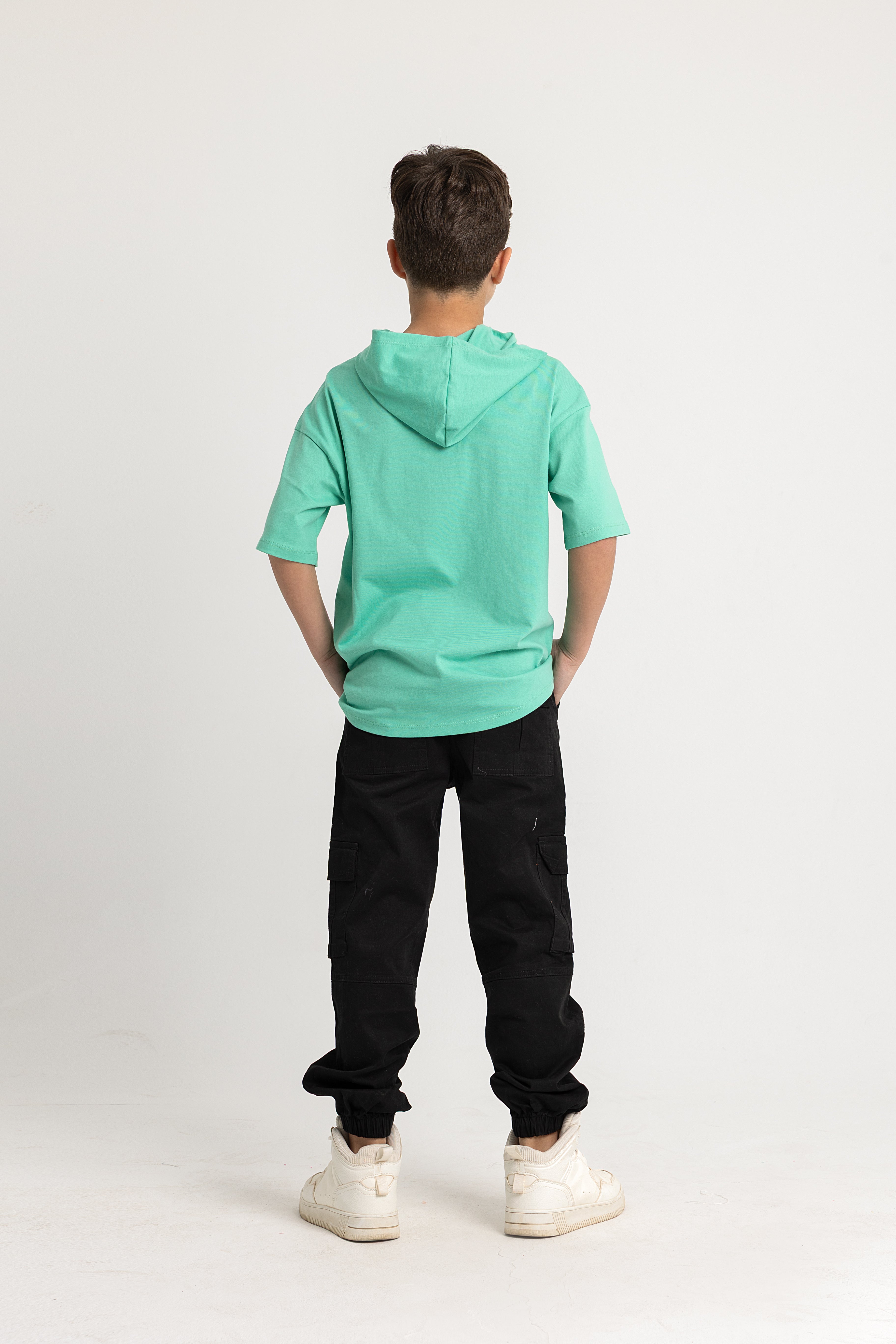 "stop making sense" hooded t-shirt – mint