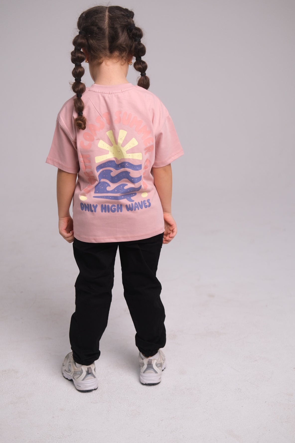 "north coast club" short-sleeved t-shirt – dusty pink