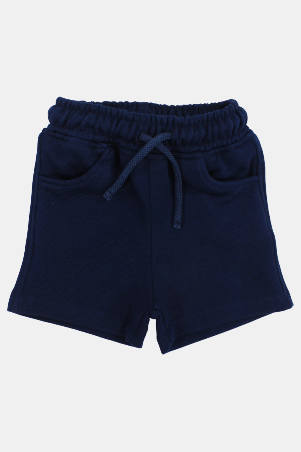 unisex baby navy cotton shorts