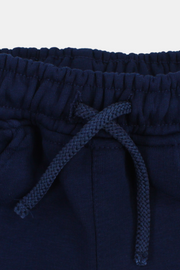 unisex baby navy cotton shorts