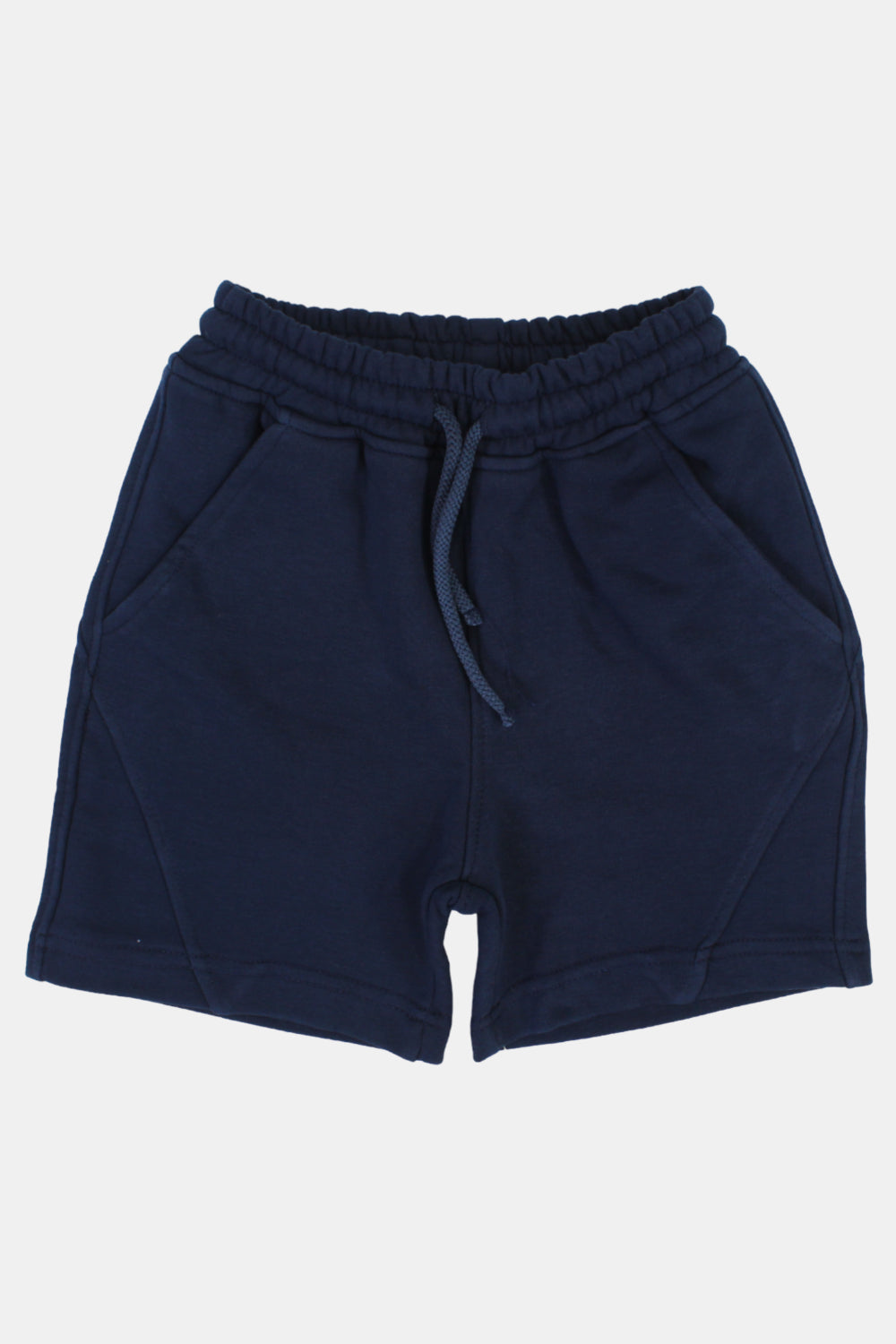 unisex kids cotton shorts – navy