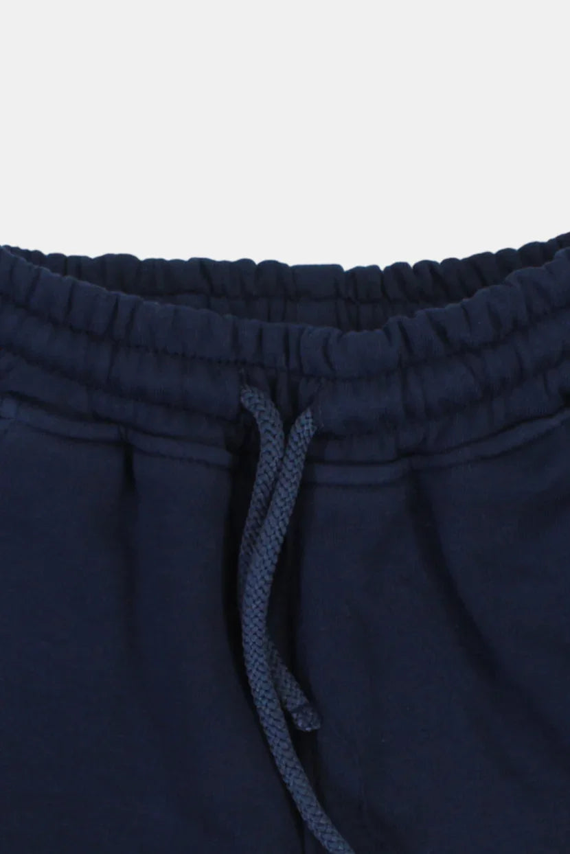 unisex kids cotton shorts – navy - playmore