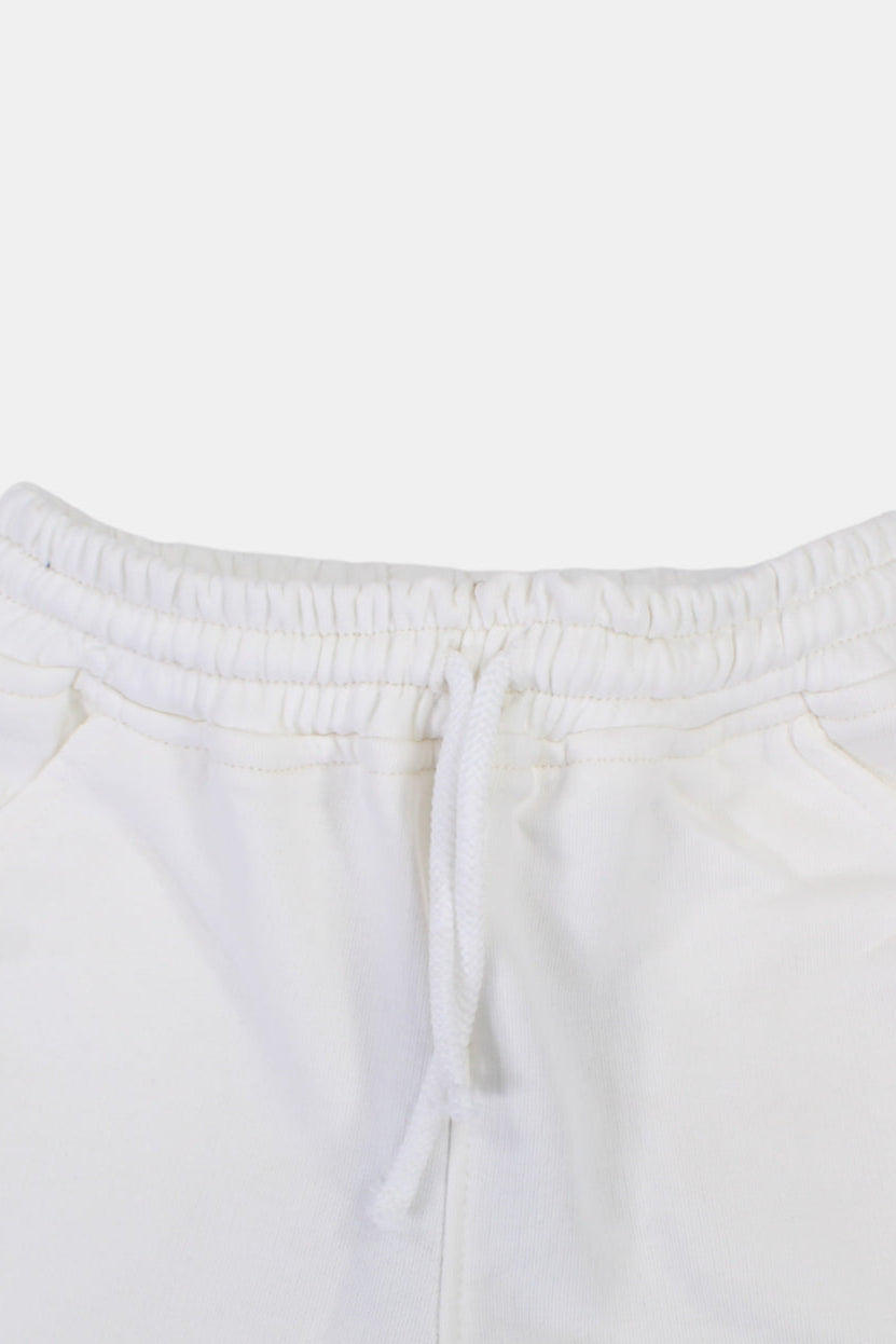 unisex kids cotton shorts – off-white