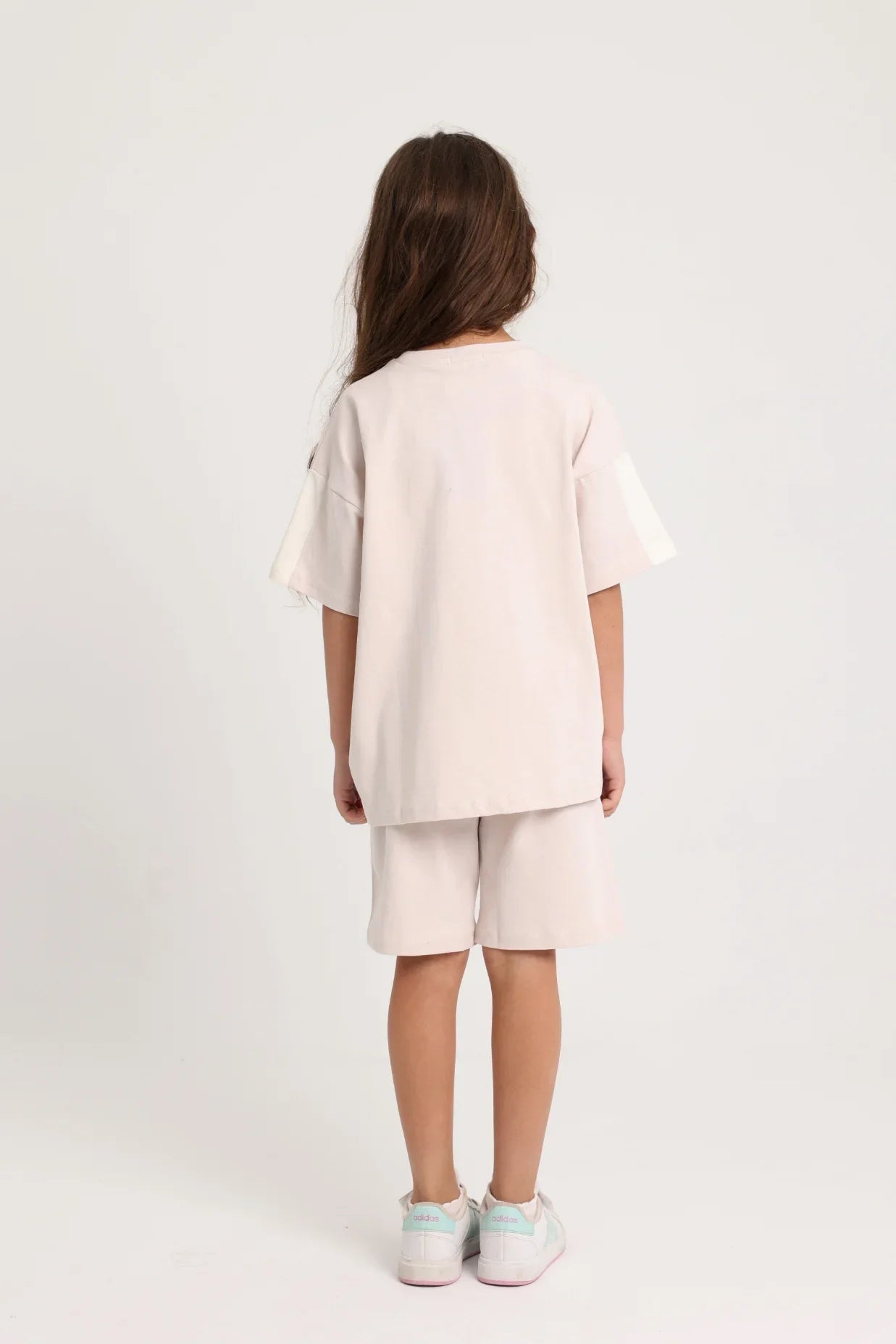 unisex kids cotton outfit set – beige - playmore
