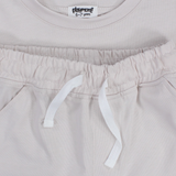 Unisex Kids Cotton Outfit Set – Beige
