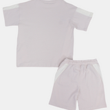 Unisex Kids Cotton Outfit Set – Beige