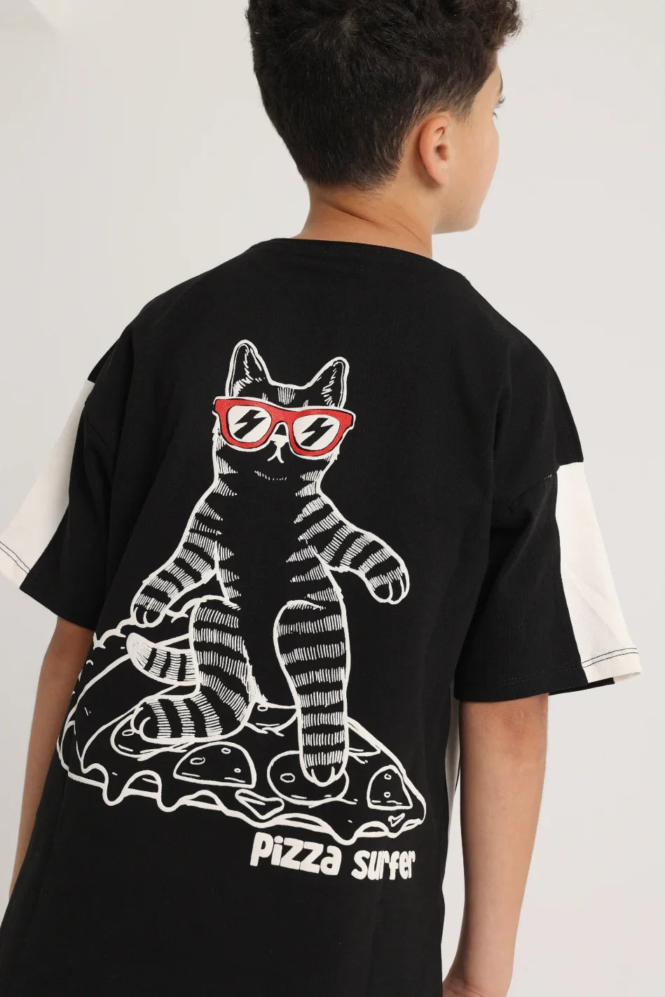 unisex kids cotton outfit set – black - playmore