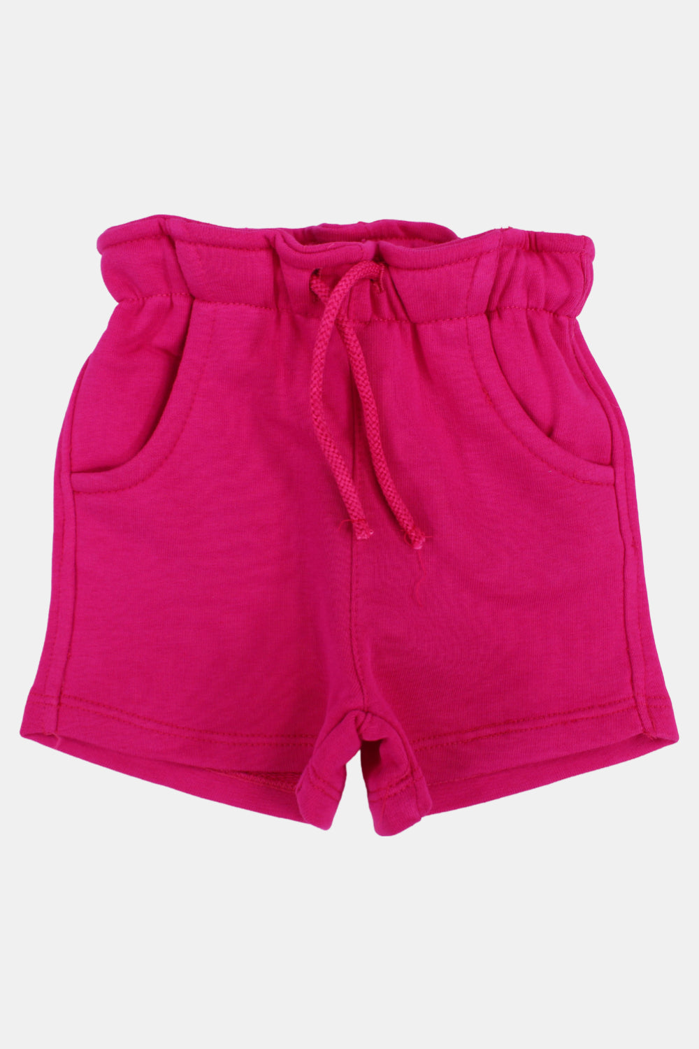 baby cotton shorts – fuchsia