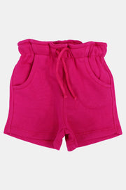 baby cotton shorts – fuchsia - playmore