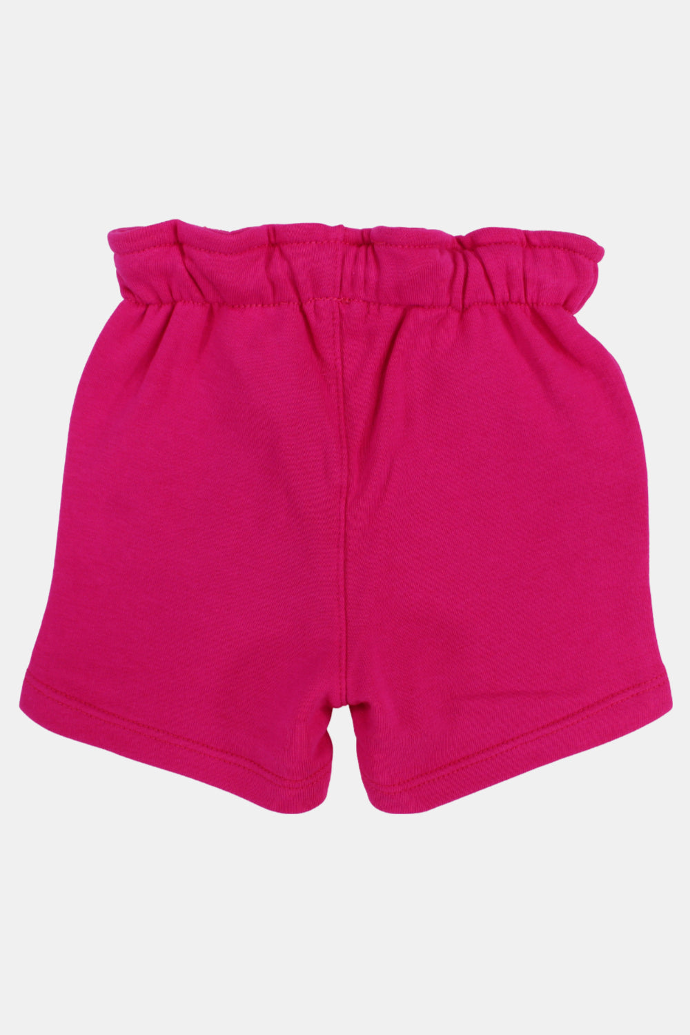 baby cotton shorts – fuchsia