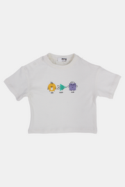 unisex baby off-white "circle triangle square" cotton t-shirt