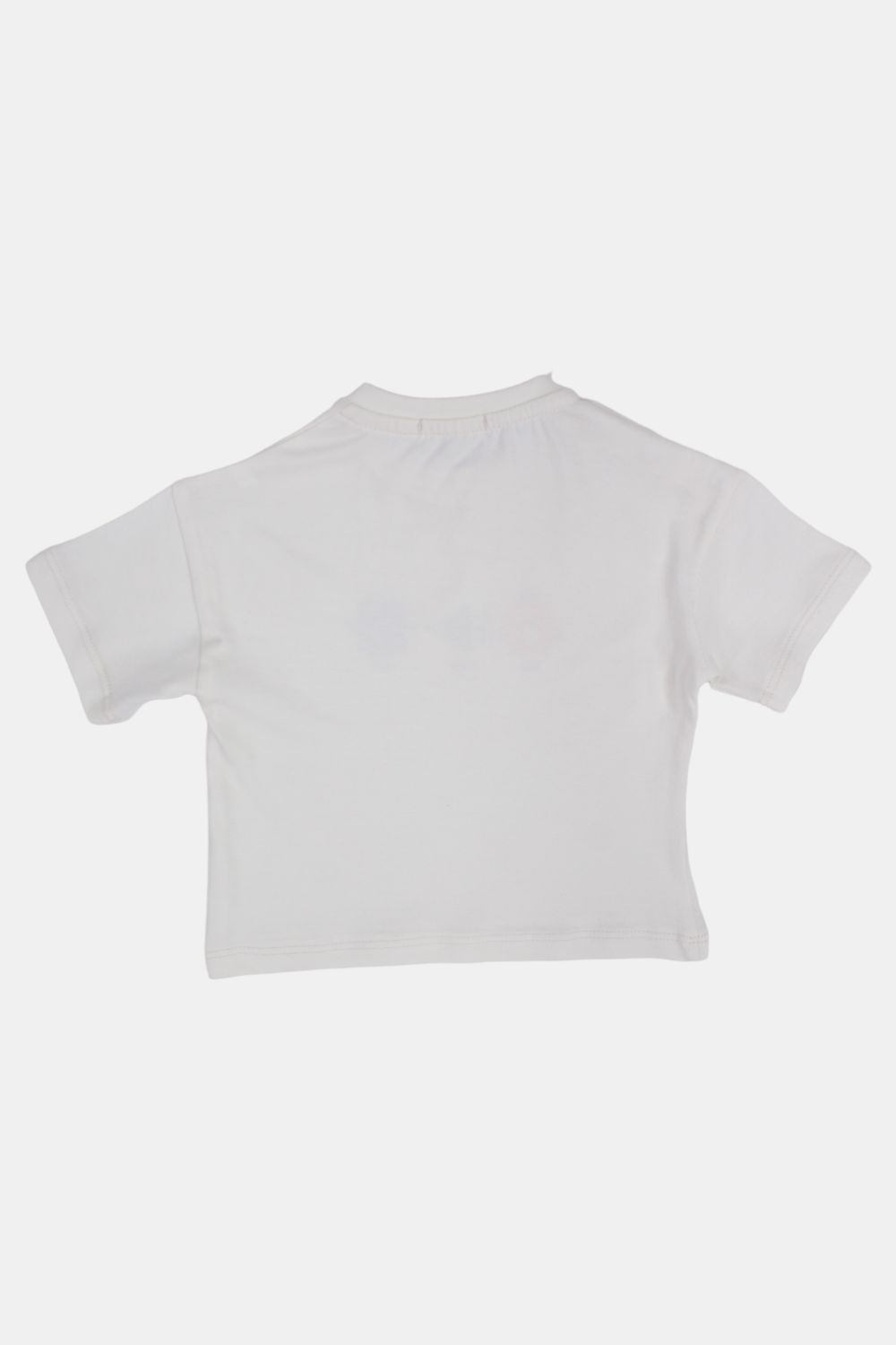 unisex baby off-white "circle triangle square" cotton t-shirt