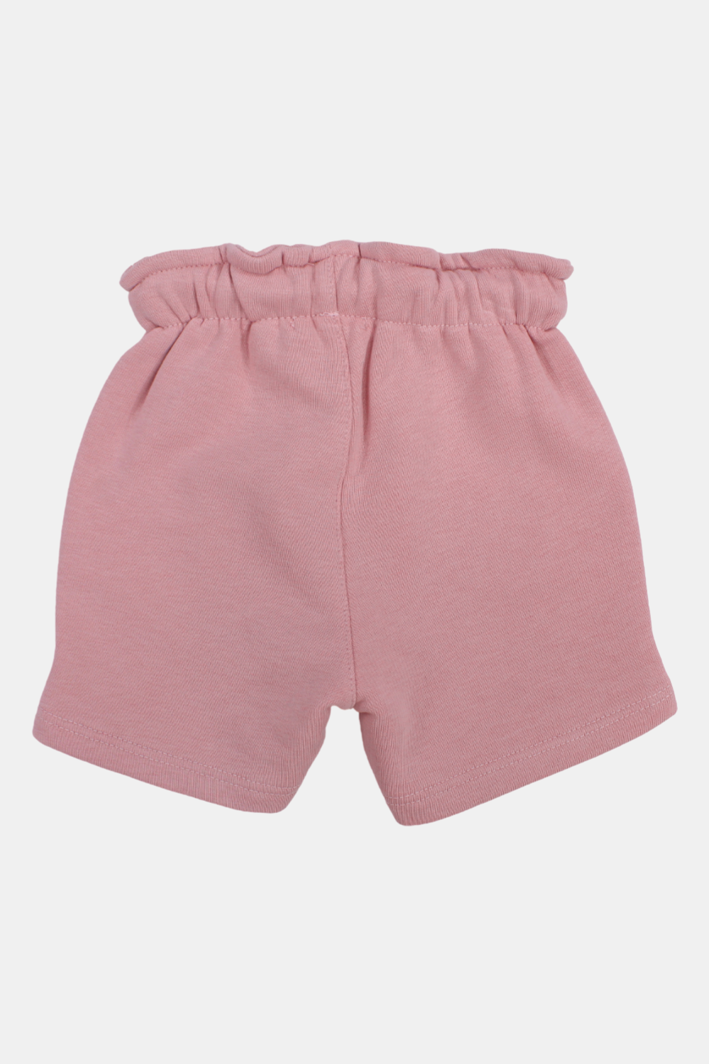 baby dusty pink cotton shorts