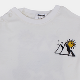 Unisex Baby Off-white Pyramids Cotton T-Shirt