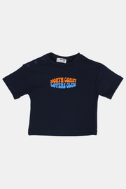 unisex baby navy "north coast" cotton t-shirt