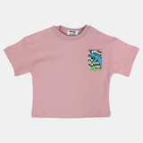 Unisex Baby Dustypink "TYRANOSAURUS REX" Cotton T-Shirt