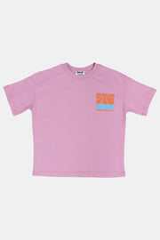 baby pink "north coast lovin" cotton t-shirt - playmore