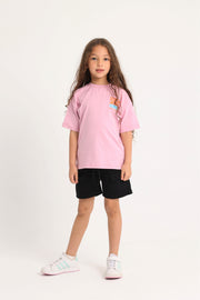 pink "north coast lovin" short sleeved t-shirt