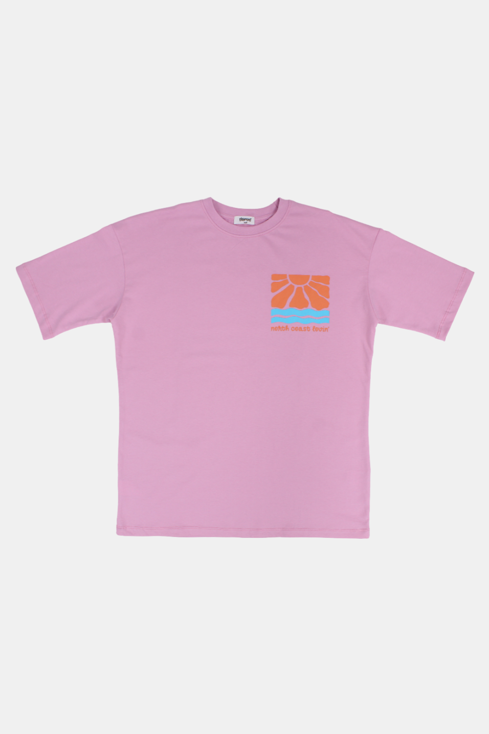 pink north coast lovin’ short sleeved t-shirt