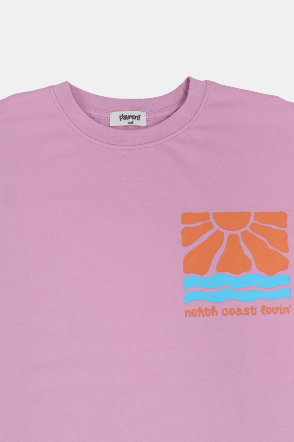 pink north coast lovin’ short sleeved t-shirt
