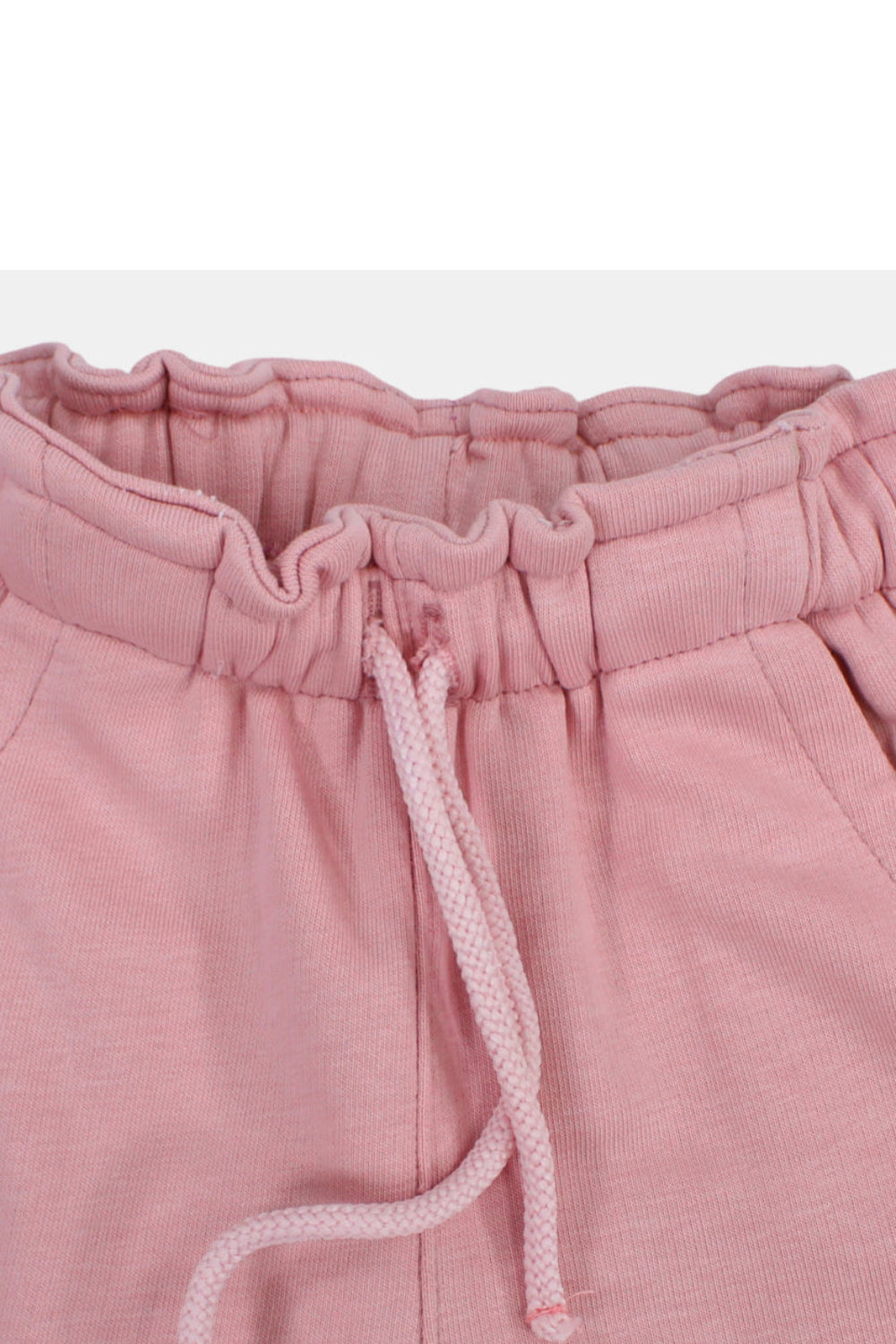 dusty pink cotton shorts