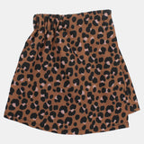Baby Girls Brown Leopard Skirt/Shorts
