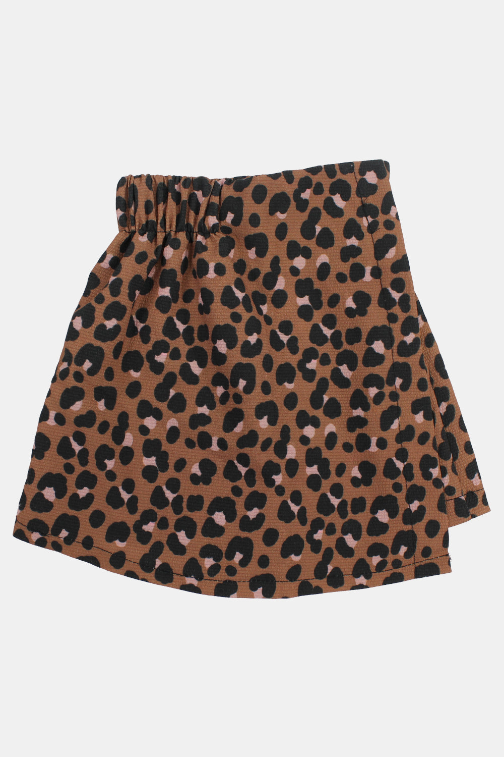 baby girls brown leopard skirt/shorts