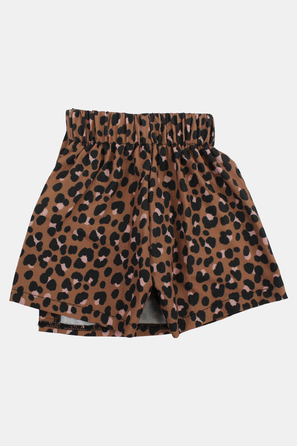 baby girls brown leopard skirt/shorts