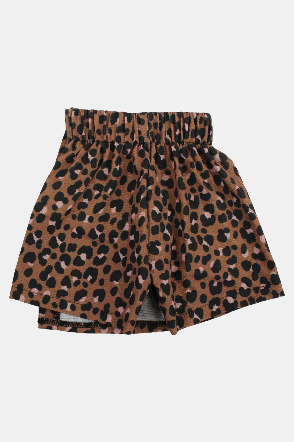 baby girls brown leopard skirt/shorts - playmore