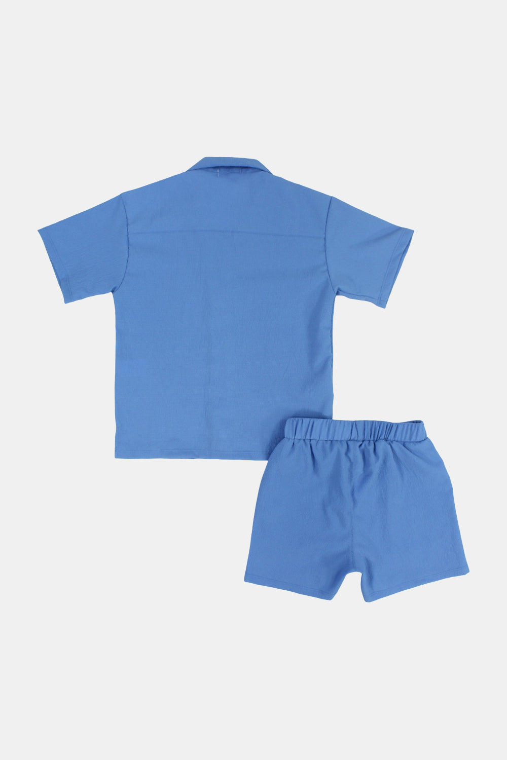 unisex baby blue outfit set – short sleeves