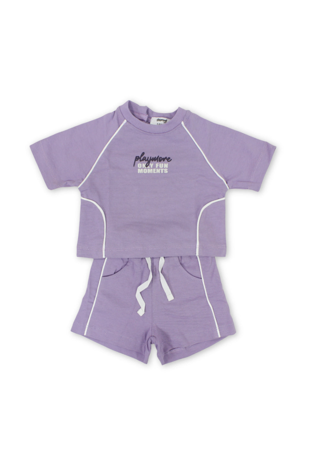 unisex baby 2-piece outfit set – purple